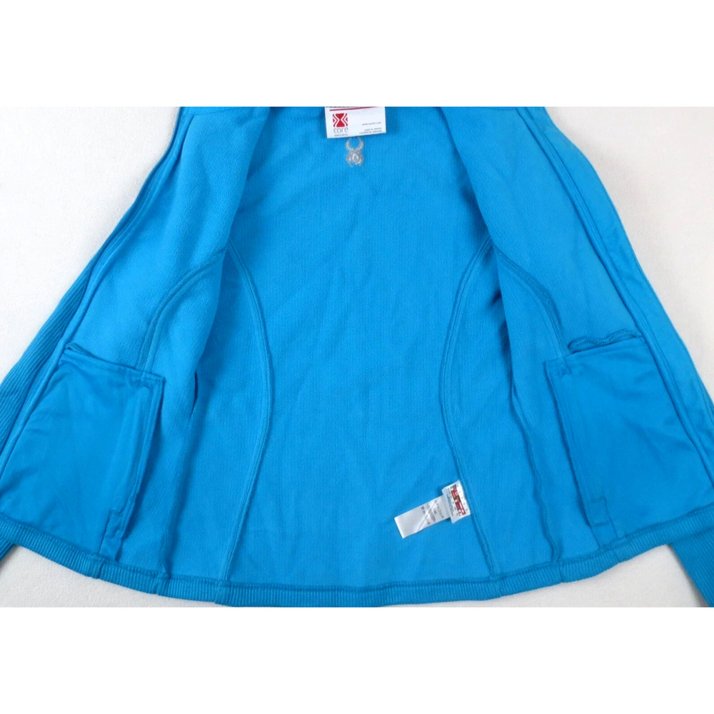 Spyder Endure Core Sweater Jacket Women's Riviera Blue Zip Pockets 508282 XL - Picture 4 of 11